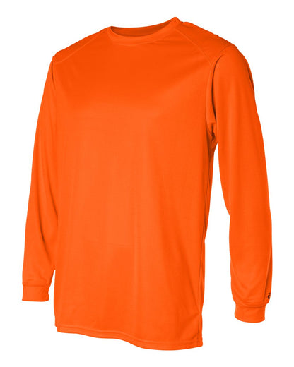 Badger B-Core Long Sleeve T-Shirt 4104 #color_Safety Orange