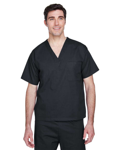 Harriton Unisex Restore Scrub Top M897 #colormdl_Black