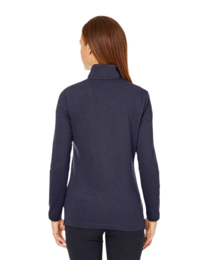 Devon & Jones Women's New Classics® Performance Quarter-Zip Pullover DG400W #colormdl_Navy