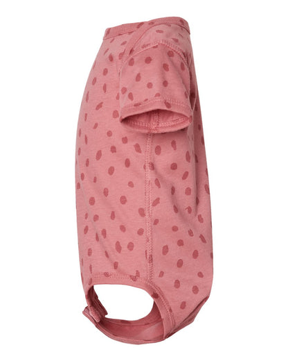 Rabbit Skins Infant Fine Jersey Bodysuit 4424 #color_Mauvelous Spot
