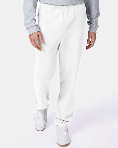 Hanes Unisex EcoSmart® Sweatpants P650 #colormdl_White