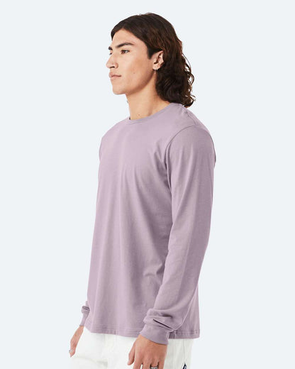 BELLA + CANVAS Jersey Long Sleeve Tee 3501 #colormdl_Light Violet