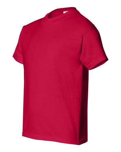 Hanes Essential-T Youth T-Shirt 5480 #color_Deep Red