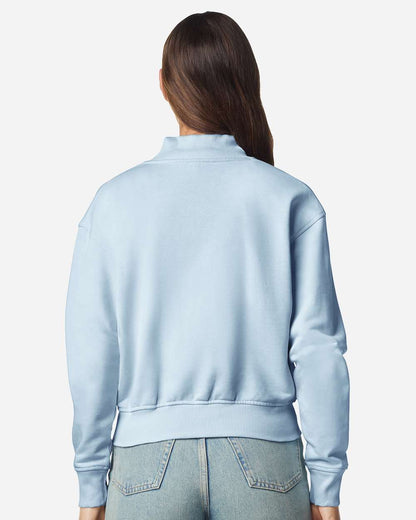 American Apparel Women's French Terry Full-Zip Jacket FTJ00 #colormdl_Powder Blue