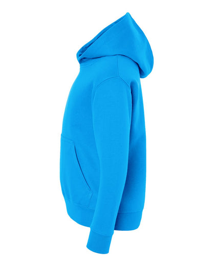 LAT Youth Fleece Hoodie Sweatshirt 2296 #color_Turquoise