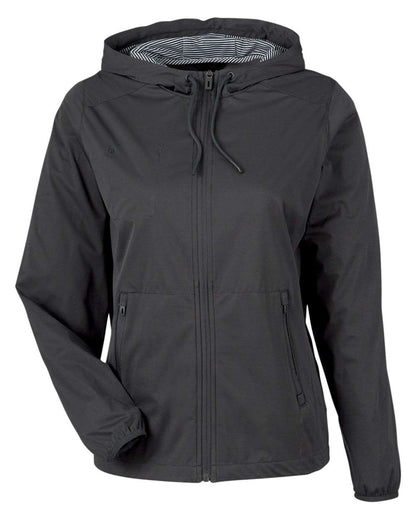 North End Women's Network Lightweight Jacket NE75W #color_Carbon Heather