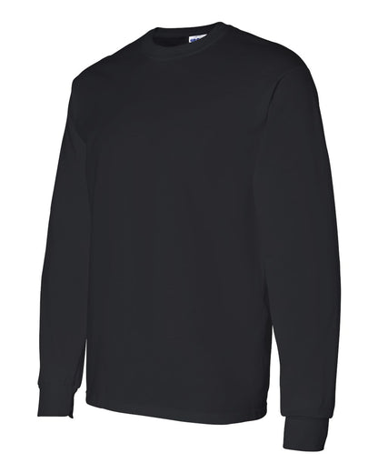 Gildan Unisex Heavy Cotton™ Long Sleeve T-Shirt 5400 #color_Black