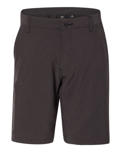 Burnside Hybrid Stretch Shorts 9820 #color_Black Heather