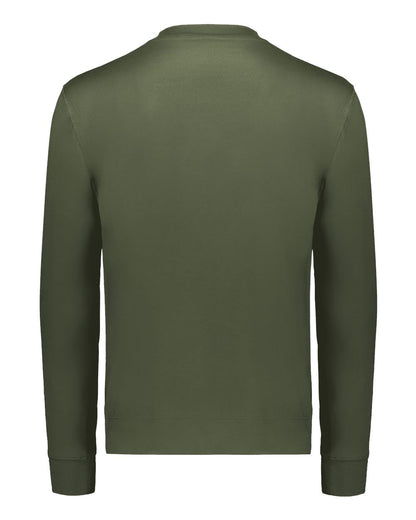 Holloway Unisex Eco Revive™ Ventura Soft Knit Crewneck Sweatshirt 223503 #color_Olive
