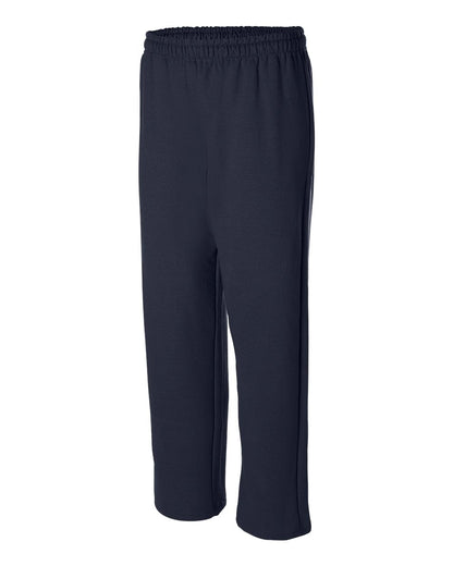 Gildan Unisex Heavy Blend™ Open-Bottom Sweatpants 18400 #color_Navy