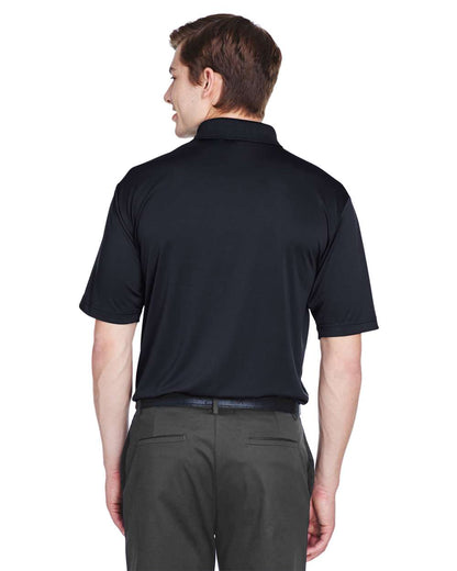 UltraClub Men's Cool & Dry 8-Star Elite Performance Interlock Polo 8610 #colormdl_Black