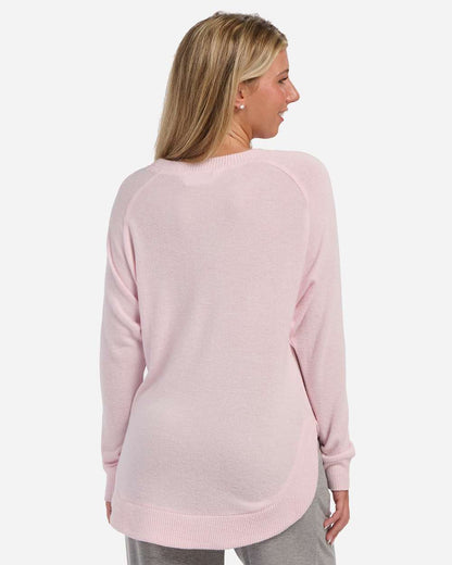 Boxercraft Women's Cuddle Oversize Pullover Sweater BW1102 #colormdl_Pink Serenity