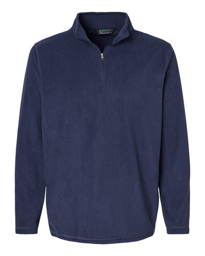 Augusta Sportswear Eco Revive™ Micro-Lite Fleece Quarter-Zip Pullover 6863 #color_Navy