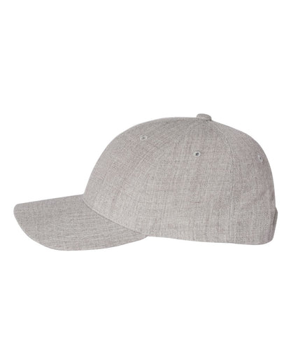 YP Classics Premium Curved Bill Snapback Cap 6789M #color_Heather Grey