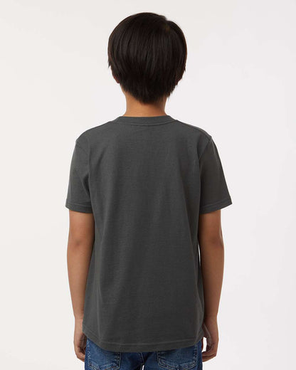 Tultex Youth Fine Jersey T-Shirt 235 #colormdl_Charcoal