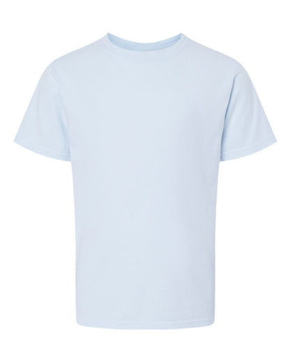 ComfortWash by Hanes Youth Garment-Dyed T-Shirt GDH175 #color_Soothing Blue