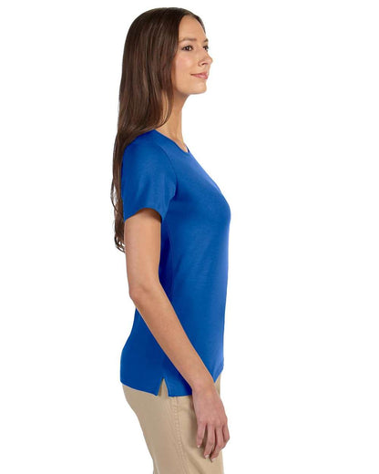 Devon & Jones Women's Perfect Fit™ Shell T-Shirt DP182W #colormdl_French Blue