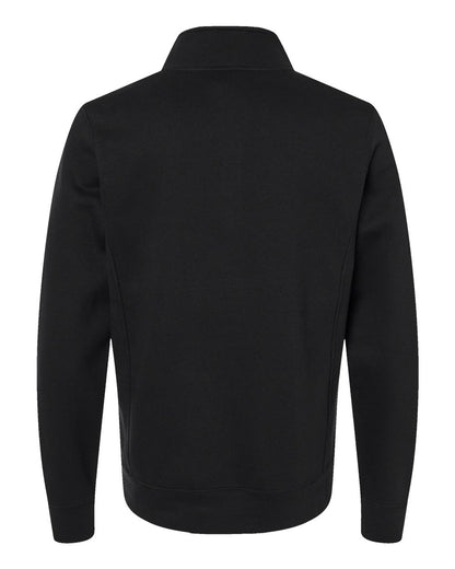 J. America Unisex Heavyweight Fleece Quarter-Zip Sweatshirt 8717 #color_Black