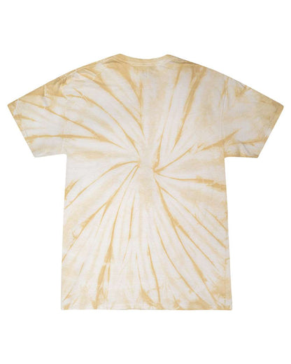 Colortone Unisex Multi-Color Tie-Dyed T-Shirt CD1000 #color_Willow