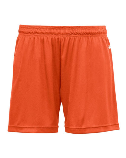 Badger Women's B-Core 5" Inseam Shorts 4116 #color_Burnt Orange