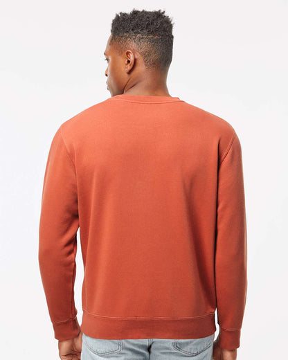 Independent Trading Co. Midweight Pigment-Dyed Crewneck Sweatshirt PRM3500 #colormdl_Pigment Amber