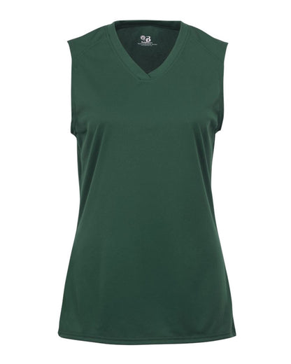 Badger Girls' B-Core Sleeveless T-Shirt 2163 #color_Forest