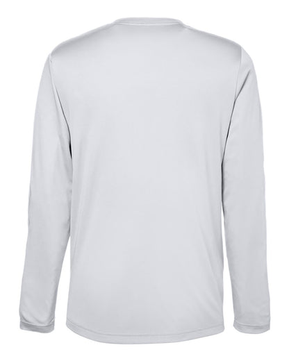CORE365 Unisex Capital Long Sleeve Performance T-Shirt CE10L #color_Platinum