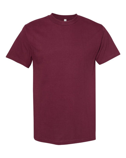 American Apparel Heavyweight Cotton Tee 1301 #color_Burgundy