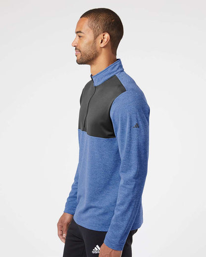 Adidas Lightweight Quarter-Zip Pullover A280 #colormdl_Collegiate Royal Heather/ Carbon