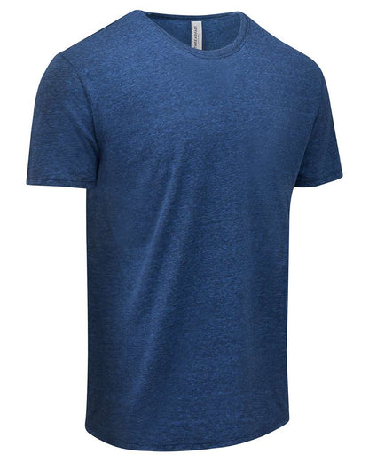 Threadfast Apparel Unisex Triblend T-Shirt 102A #color_Royal Black Triblend