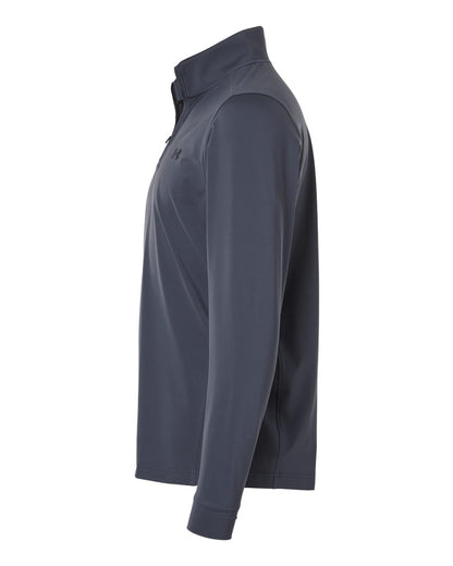 Under Armour Men's Drive Quarter-Zip Pullover 1389864 #color_Downpour Grey/ Midnight Navy