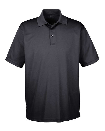 UltraClub Men's Cool & Dry Mesh Piqué Polo 8210 #color_Black