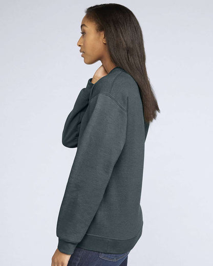 Gildan Unisex Softstyle® Midweight Crewneck Sweatshirt SF000 #colormdl_Dark Heather
