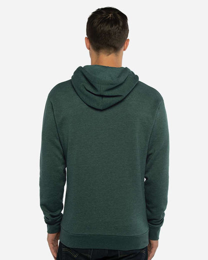 Next Level Unisex Malibu Hoodie Sweatshirt 9302 #colormdl_Heather Forest Green