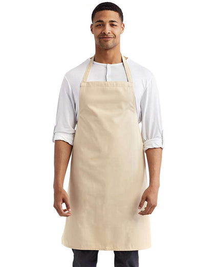 Artisan Collection by Reprime Organic Cotton Bib Apron RP102 #colormdl_Natural