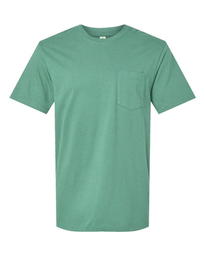 SoftShirts Unisex Classic Pocket T-Shirt 210 #color_Pine