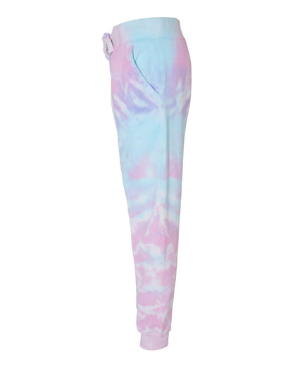 Colortone Tie-Dyed Joggers 8999 #color_Cotton Candy