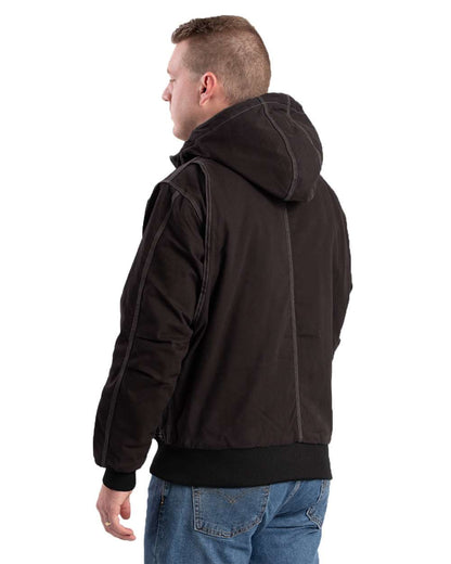 Berne Apparel Men's Modern Hooded Jacket HJ61 #colormdl_Black