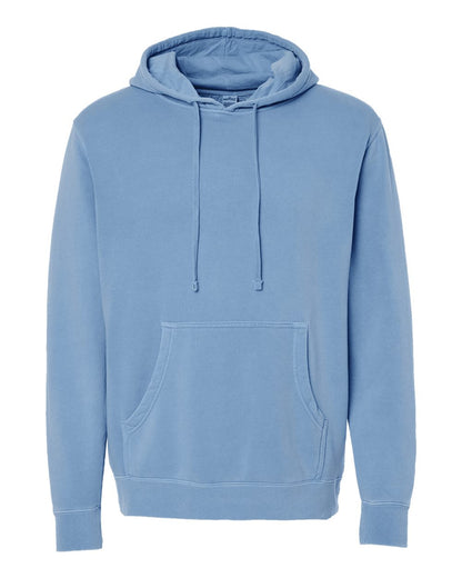 Independent Trading Co. Unisex Midweight Pigment-Dyed Hooded Sweatshirt PRM4500 #color_Pigment Light Blue