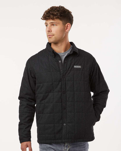 Columbia Men's Landroamer™ Quilted Shirt Jacket 205472 #colormdl_Black