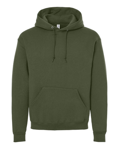 JERZEES Unisex Rugged Hooded Sweatshirt H12MR #color_Military Green