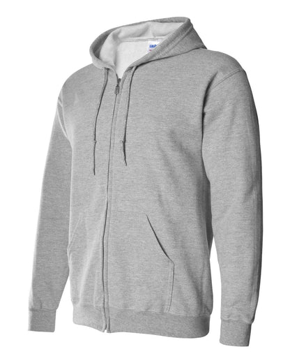 Gildan Unisex Heavy Blend™ Full-Zip Hooded Sweatshirt 18600 #color_Sport Grey