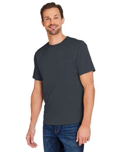 Harriton Unisex Charge Snag and Soil Protect T-Shirt M118 #colormdl_Dark Charcoal
