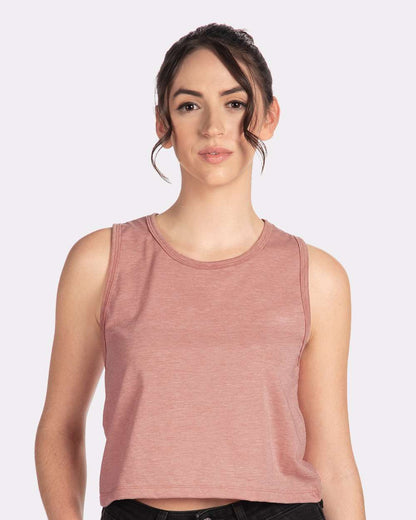 Next Level Women's Festival Crop Tank 5083 #colormdl_Desert Pink