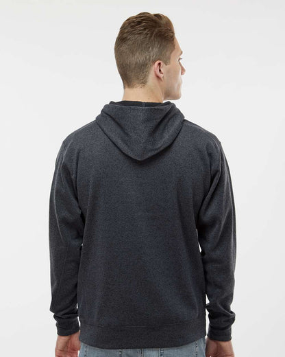 J. America Men's Cosmic Fleece Hooded Sweatshirt 8613 #colormdl_Onyx Fleck