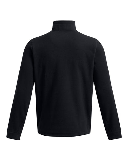 Under Armour Men's Expanse Fleece Half-Zip Pullover 1387570 #color_Black/ Black