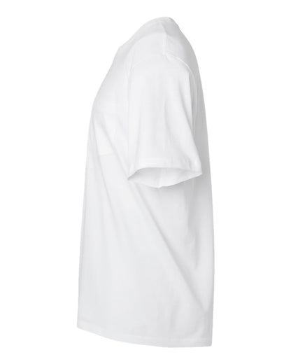 SoftShirts Unisex Classic Pocket T-Shirt 210 #color_White