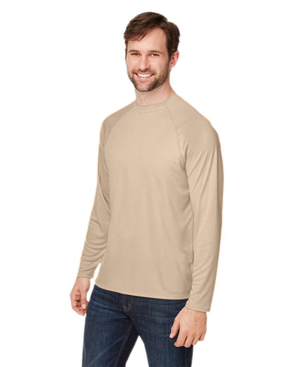 CORE365 Unisex Ultra UVP™ Marina Raglan Long Sleeve T-Shirt CE110 #colormdl_Stone
