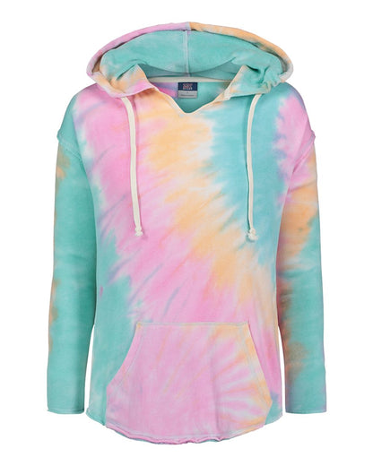 MV Sport Women's Angel Terry Nora Pullover W17122 #color_Rainbow Sorbet