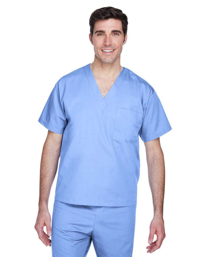 Harriton Unisex Restore Scrub Top M897 #colormdl_Ciel Blue